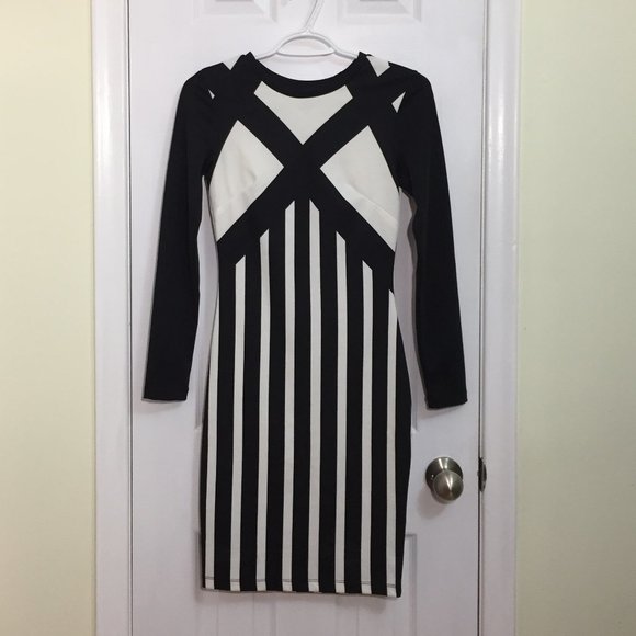 H&M Striped Bodycon Dress - Picture 3 of 5